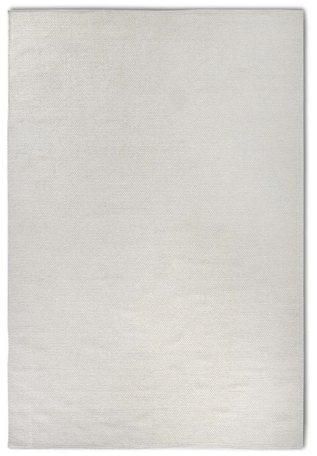 Kremowy dywan z mieszanki wełny tkany ręcznie 80x150 cm Pradesh Natural White – Elle Decoration
