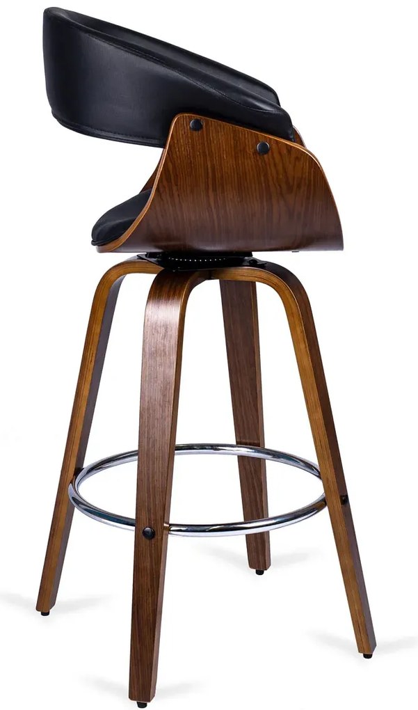 Nowoczesny drewniany hoker kuchenny w stylu loft - Octop
