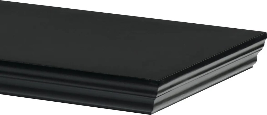 Półka P-025, czarny, 80 cm