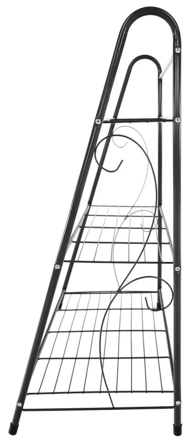 Regał metalowy Veruma, ciemnoszary