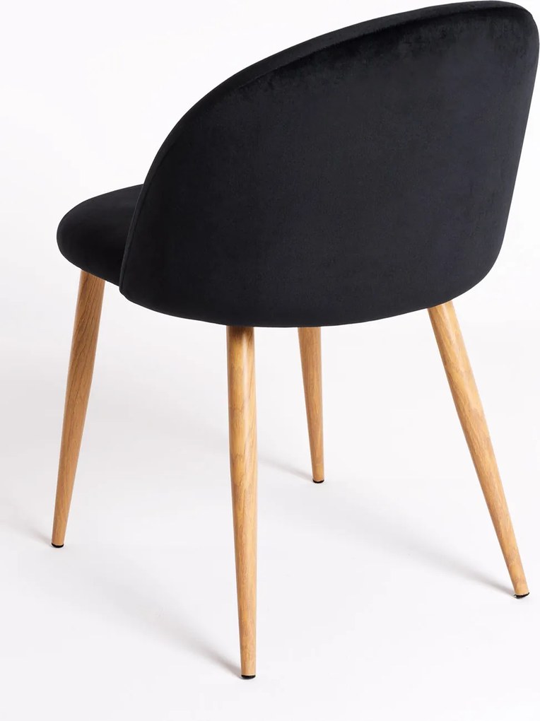 Zestaw 4 Krzese Vint Aksamitne