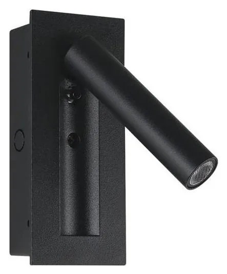 Kinkiet punktowy LED/2W/230V 3000K czarny