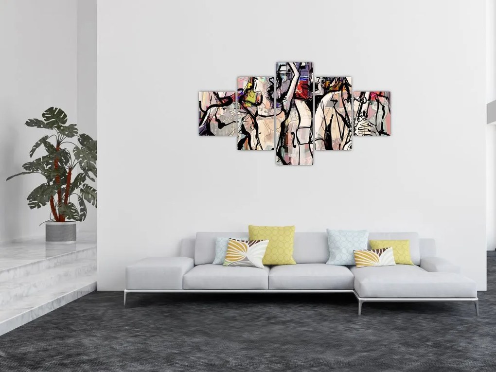 Obraz - Jazzowa noc (125x70 cm)