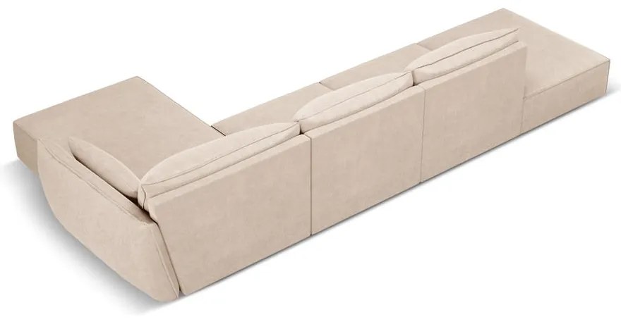 Beżowy narożnik (prawostronny) Vanda – Mazzini Sofas