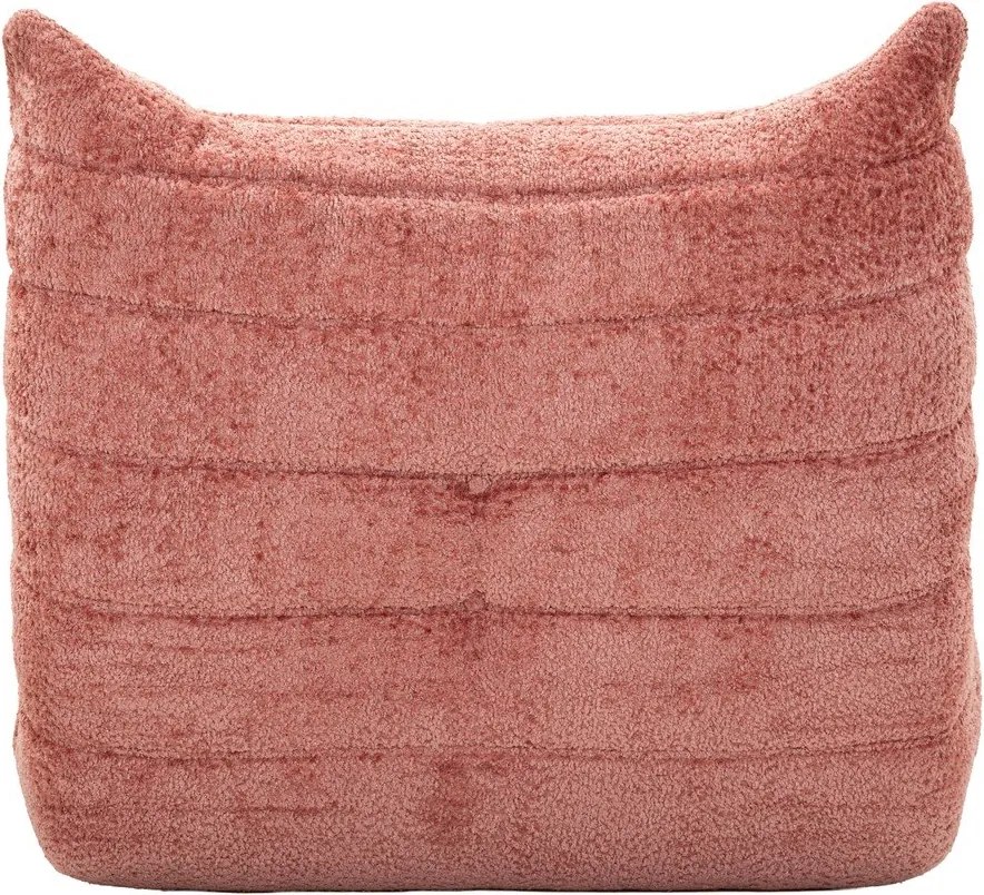 Różowy worek do siedzenia z materiału bouclé Mask – Mauro Ferretti