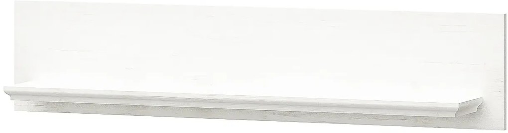 Biała minimalistyczna półka ścienna K1-N59