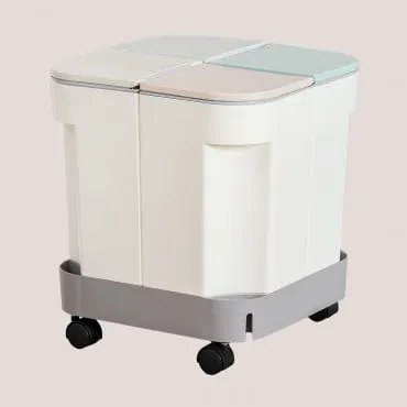 Kosz Na Śmieci Do Segregacji Deivin Biała - Sklum