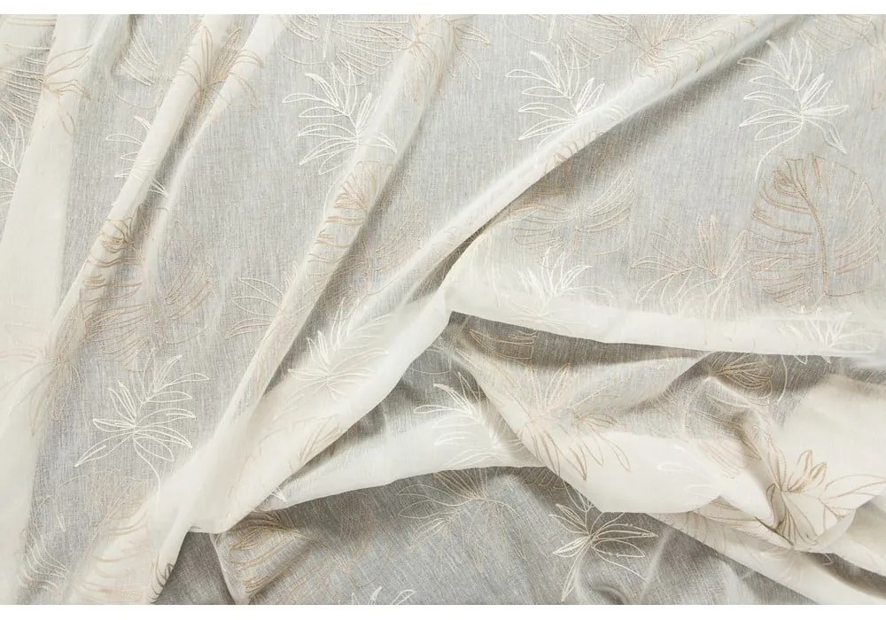 Beżowa firanka 140x260 cm Cybele – Mendola Fabrics