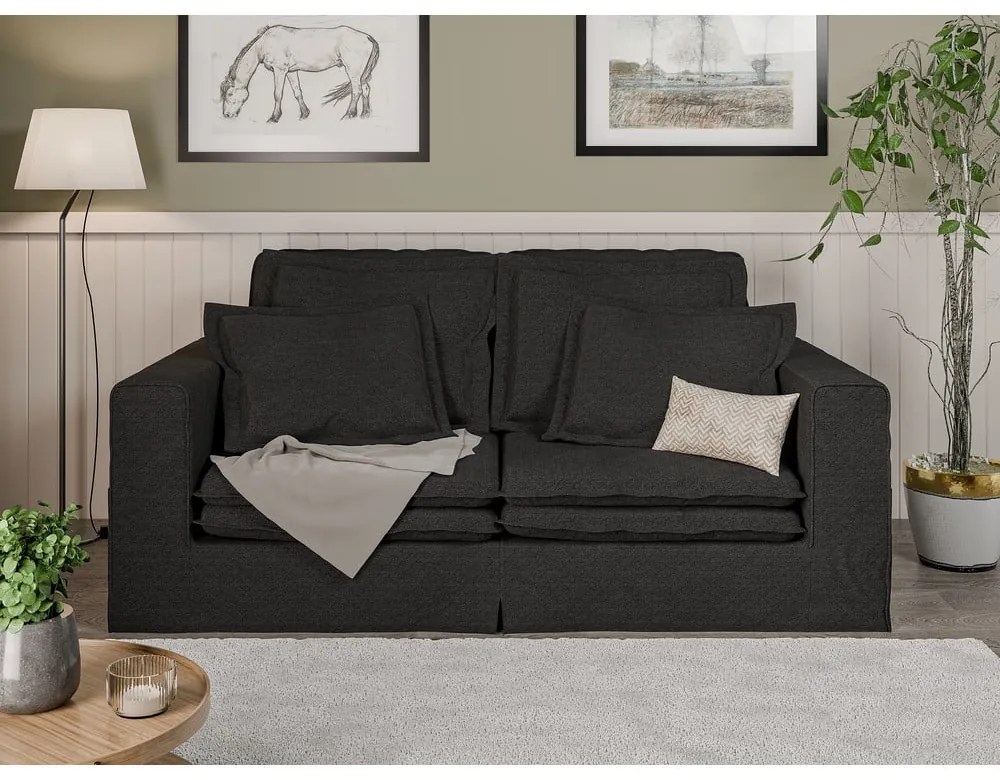 Czarna sofa 196 cm Nora – Ropez