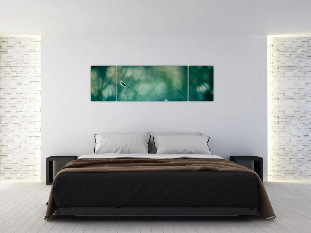 Obraz - Szczegół trawy (170x50 cm)
