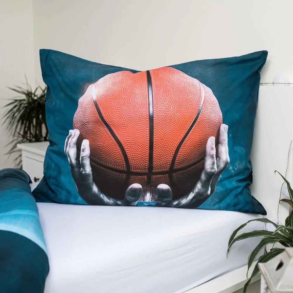 Bawełniana pościel dziecięca jednoosobowa 140x200 cm Basketball – Jerry Fabrics