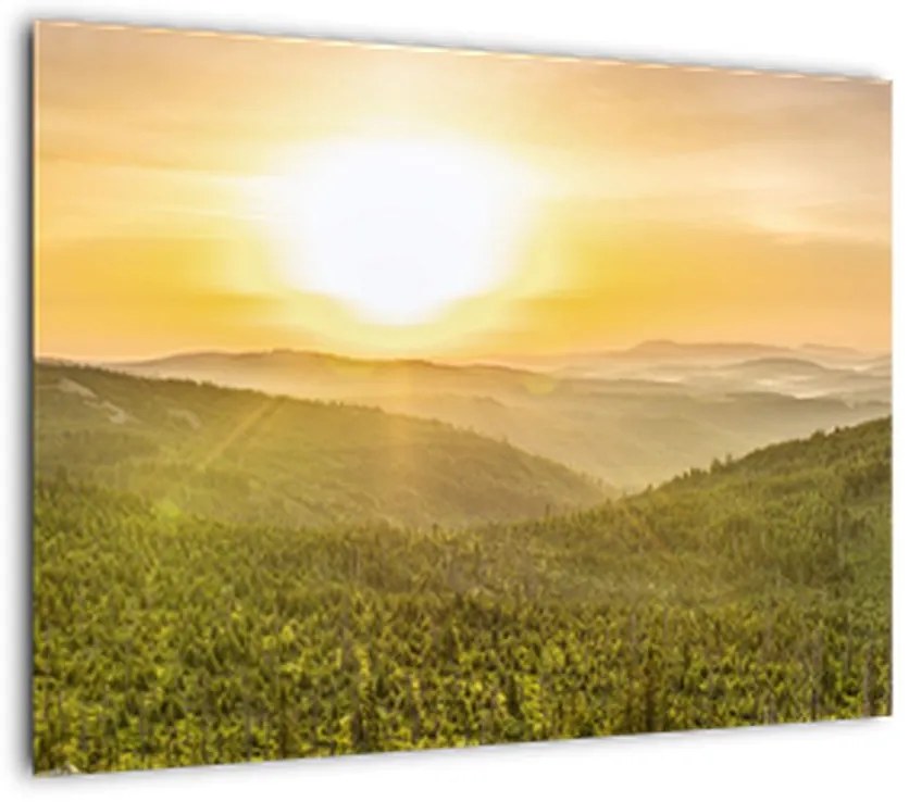 Obraz na szkle - panorama (70x50 cm)