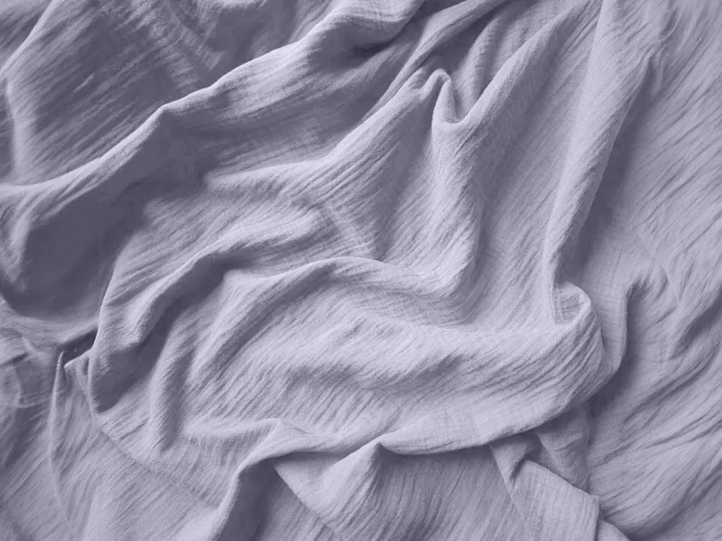 PrzytulneMieszkanie.pl PrzytulneMieszkanie.pl Muślinowa pościel MUSSARI jasny fioletowy Rozmiar pościeli: 70 x 90 cm | 140 x 200 cm