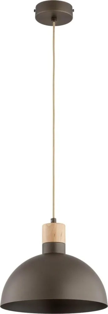 Lampa wisząca na linkę NEOMI 1xE27/15W/230V brązowa