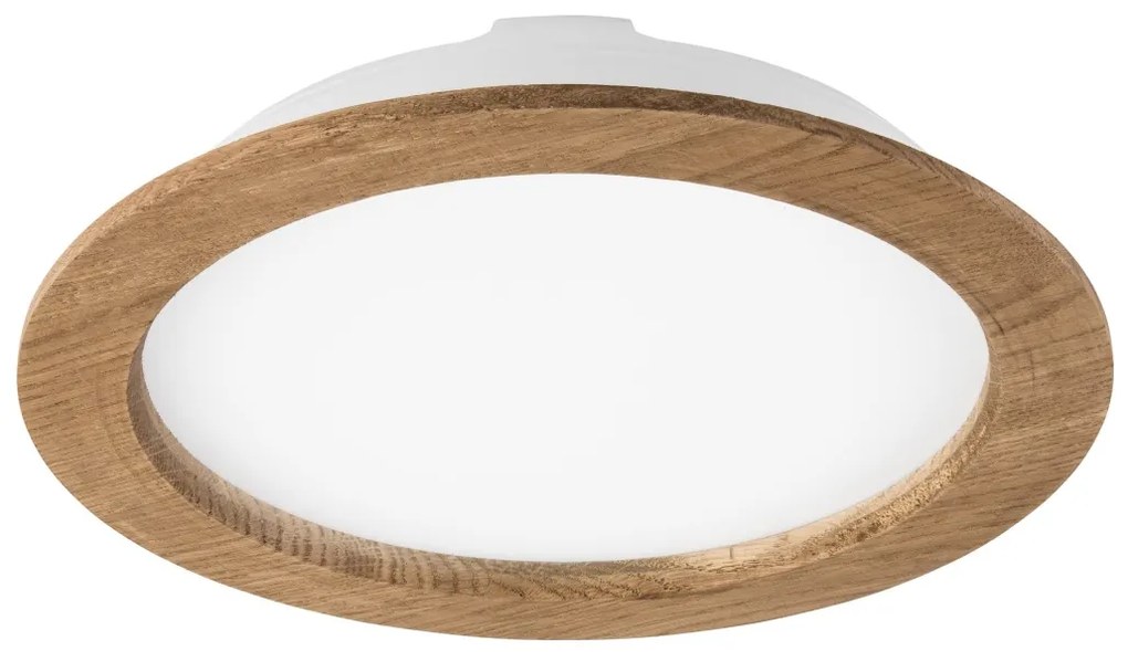 LED Oprawa wpuszczana WOODY SPOT LED/23,5W/230V 4000K orzech ø 23,5 cm