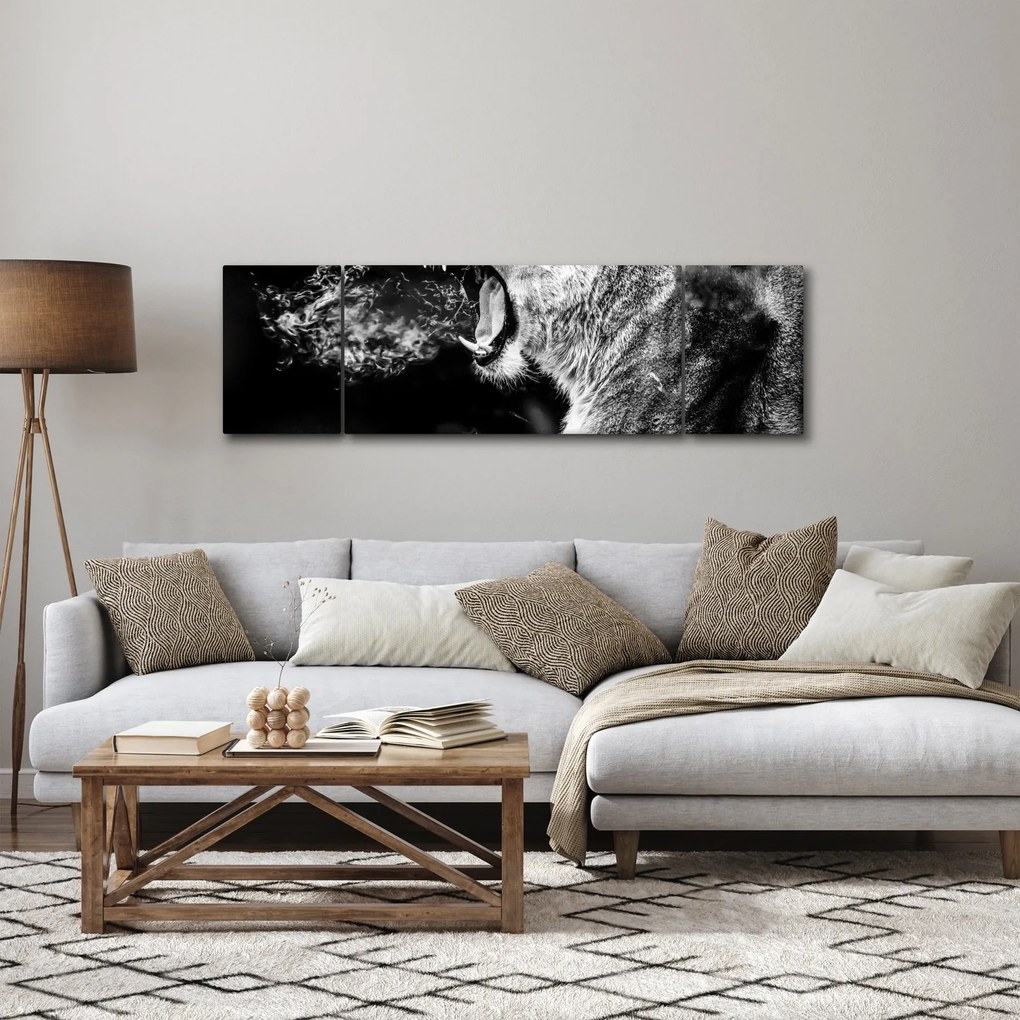 Obraz - Portret lwicy (170x50 cm)