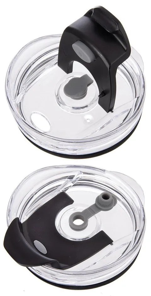 Czarny kubek termiczny ze słomką 1,2 l Termo – Orion