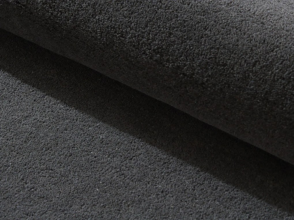 Dywan tuftowany 100% wełna - 200 x 290 cm - Antracytowy szary - 2100g/m² - MERONE