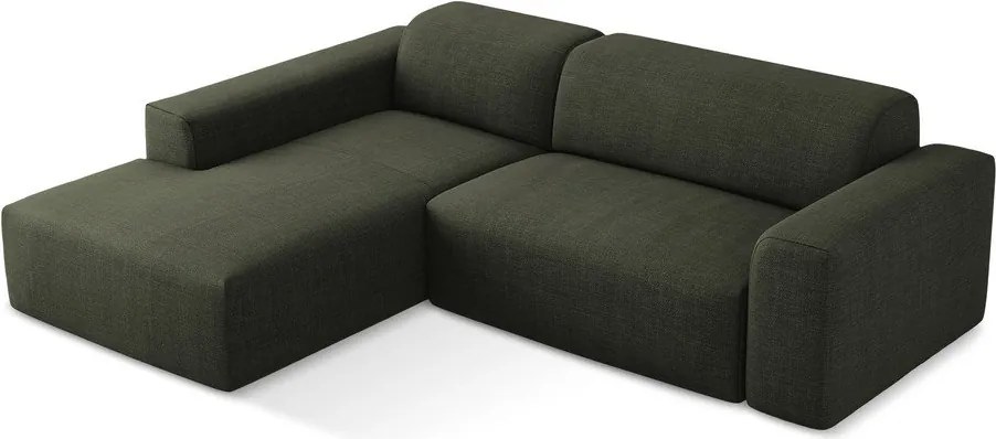 Zielony narożnik (lewostronny/z szezlongiem) Keli – Makamii