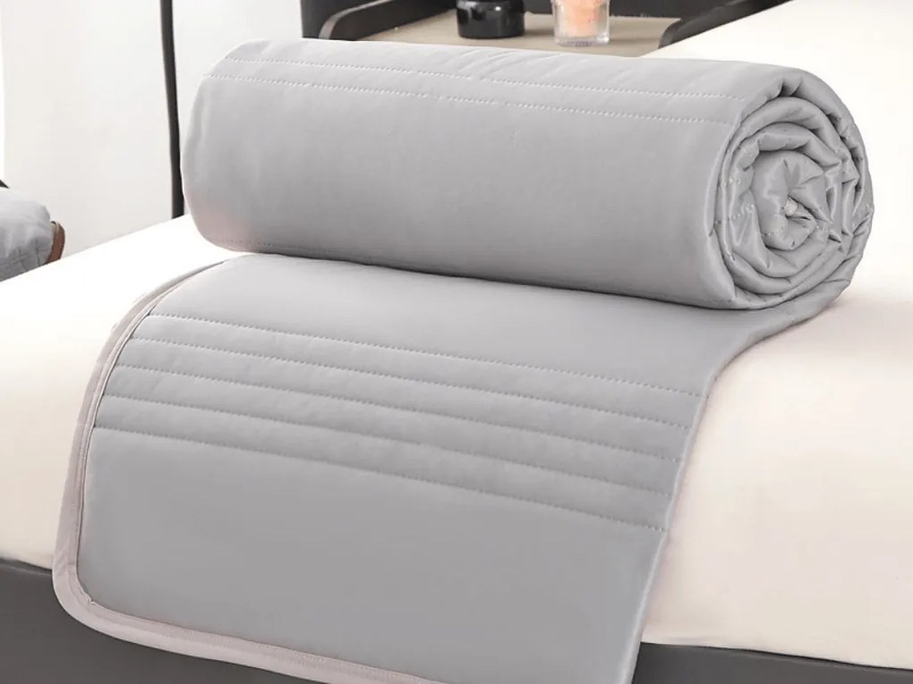 Chłodząca letnia kołdra CELIA, szara Rozmiar: 200 x 220 cm