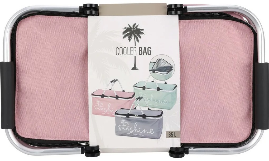 Torba termoizolacyjna 35 l, 48 x 28 x 24 cm, szara