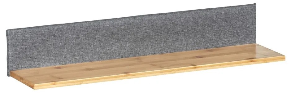 Szare bambusowe półki zestaw 2 szt. 80 cm Bahari – Wenko