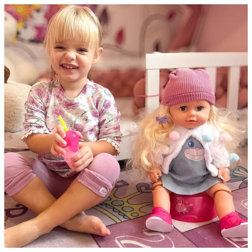 Woopie royal lalka interaktywna zosia w czapce 43 cm + akc.