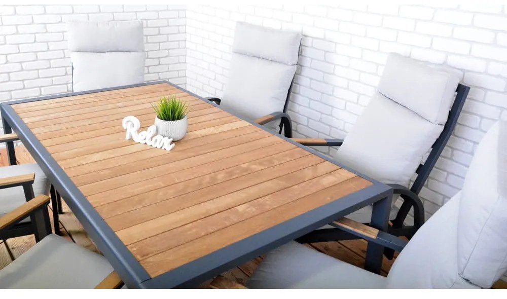 Aluminiowy stół ogrodowy 100x180 cm Annecy – Rojaplast