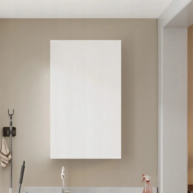 Szafka łazienkowa wisząca 80 cm – biała, styl loft