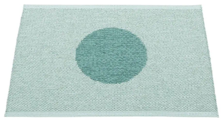 Turkusowy dywan odpowiedni na zewnątrz 70x50 cm Vera Pop Jade – Pappelina