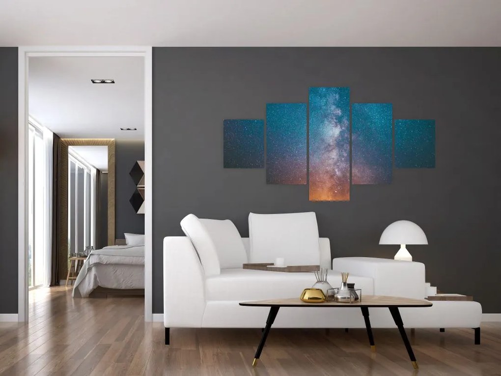 Obraz - Droga Mleczna (125x70 cm)