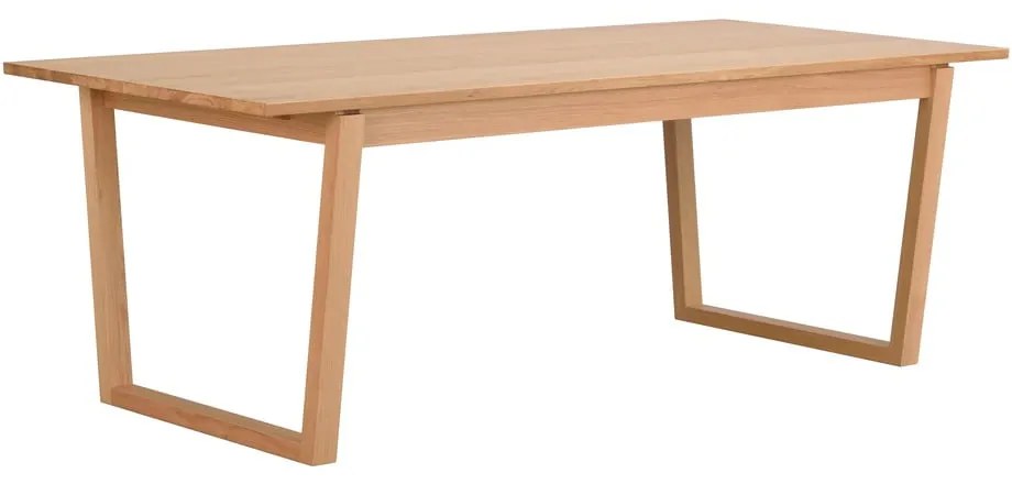 Naturalny stół do jadalni w dekorze dębu Rowico Colonsay, 215x96 cm