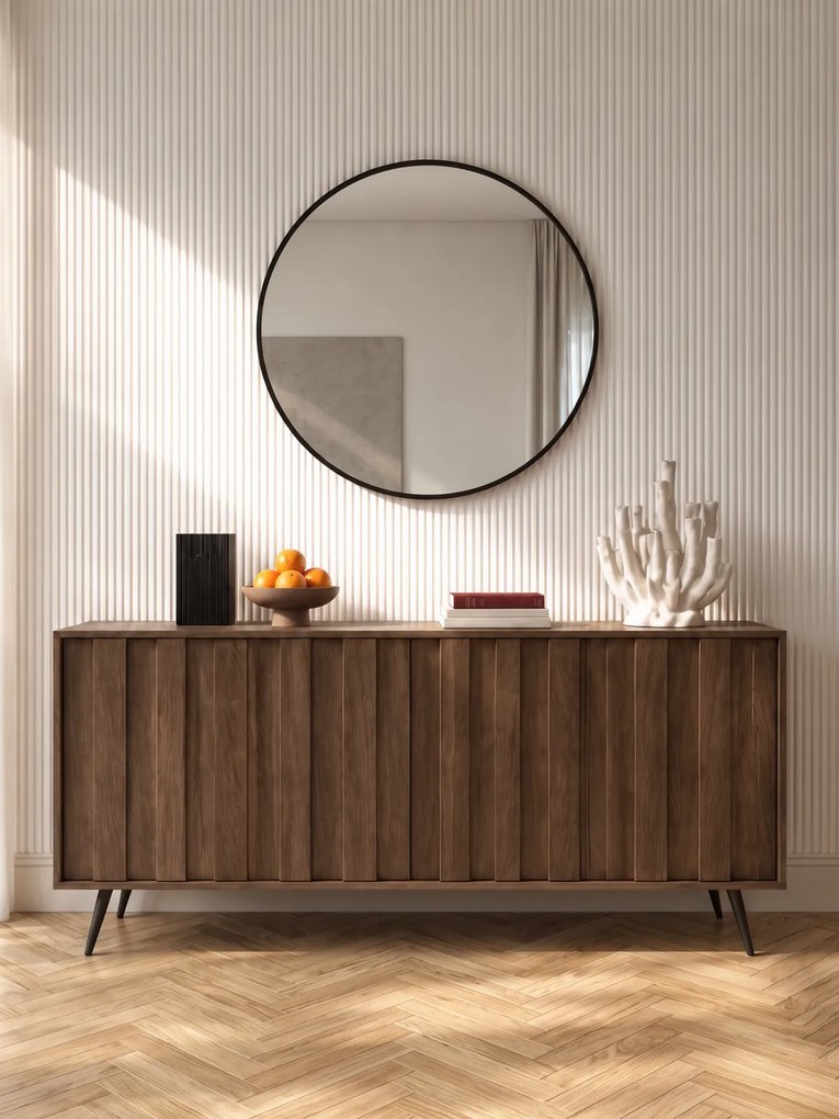 Komoda Flaro 183 cm z oświetleniem - dąb dunin