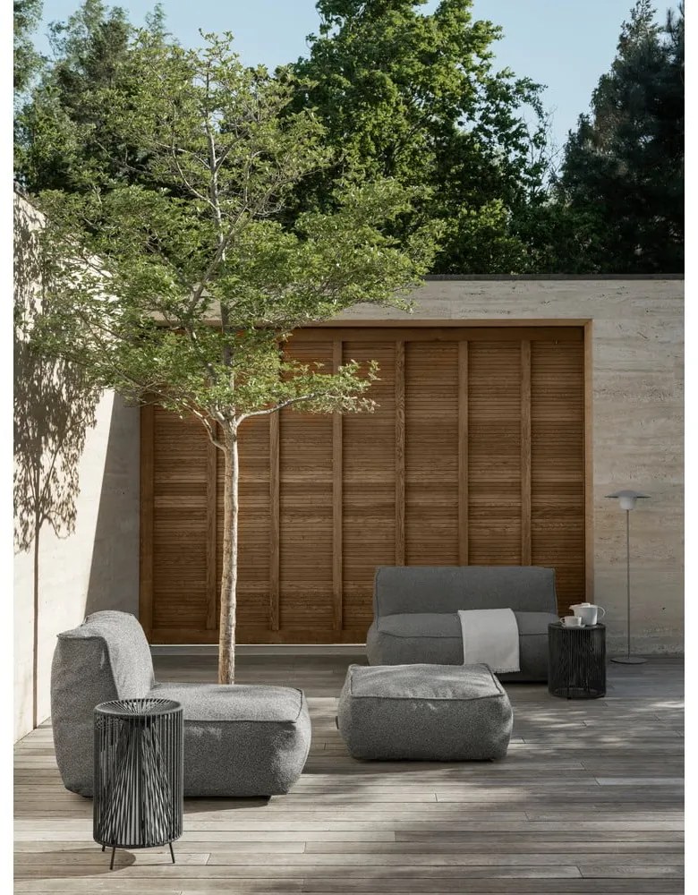 Beżowy tapicerowany leżak ogrodowy Stay – Blomus