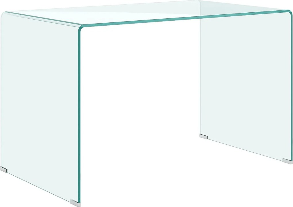 Biurko Glassy z giętego szkła 120x70x75 cm