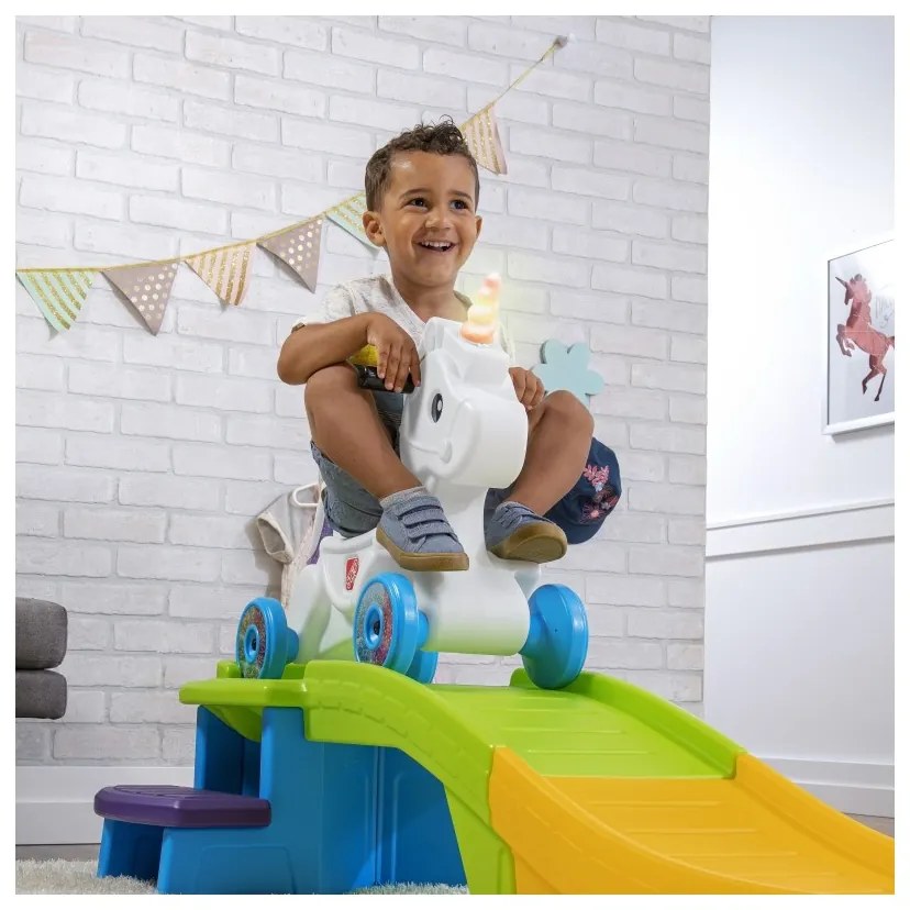 Step2 kolejka górska tor jeździk jednorożec unicorn