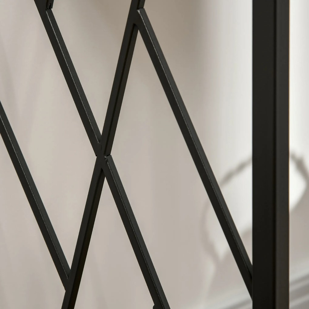 HOMCOM Konsola, Stół do Przedpokoju, Design Industrialny, Stabilna Metalowa Rama, 120 x 35 x 75 cm