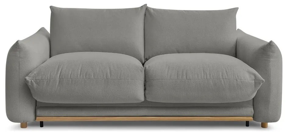 Szara rozkładana sofa 214 cm Ernest – Bobochic Paris