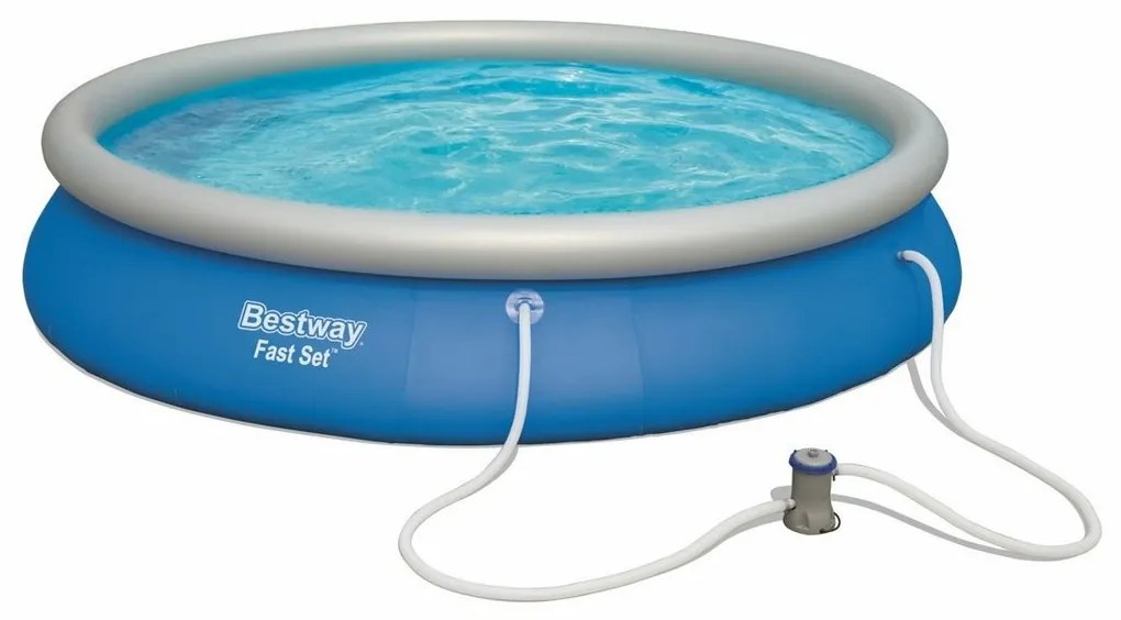Bestway Basen dmuchany Fast Set, śr. 457 cm, wys. 84 cm