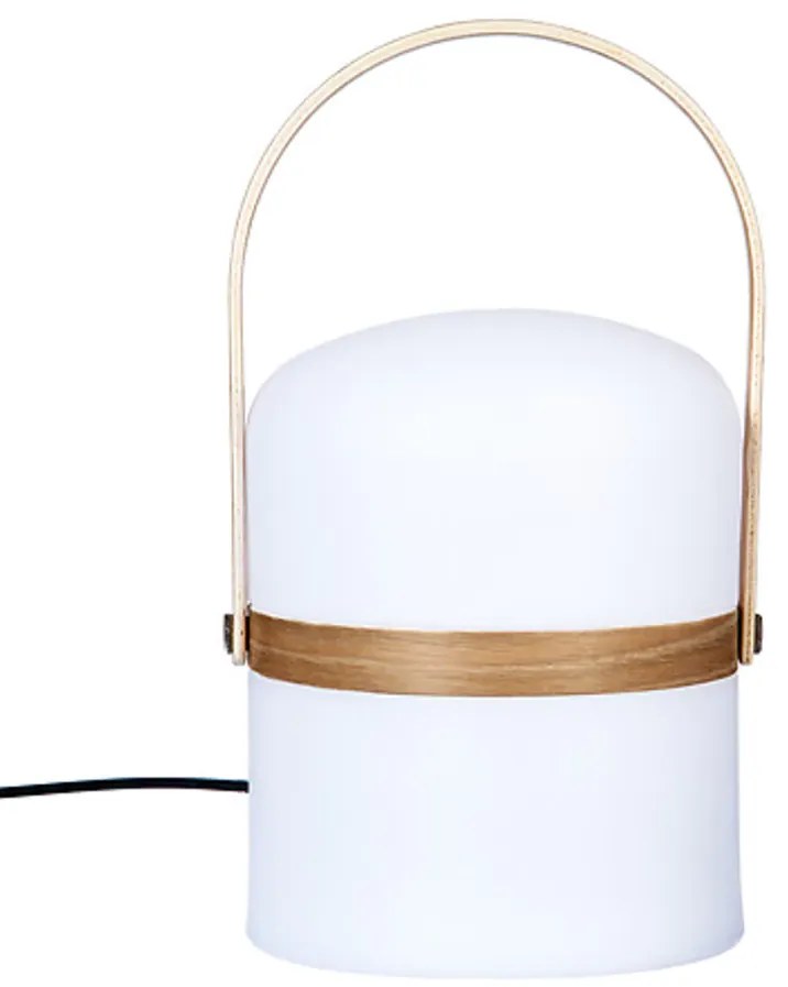Lampa zewnętrzna z uchwytem KIARA 26,5 cm, biała