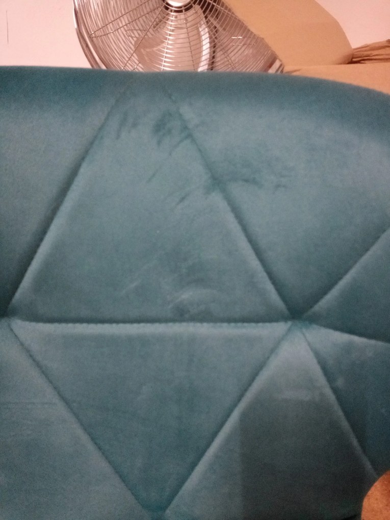 PROMOCJA Niebieski azur fotel biurowy AVOLA VELVET II. jakość.