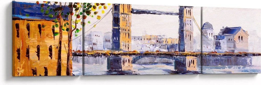 Obraz - Obraz miasta (170x50 cm)