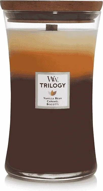 Świeca zapachowa klepsydra, Café Sweets, brązowy 609 gr