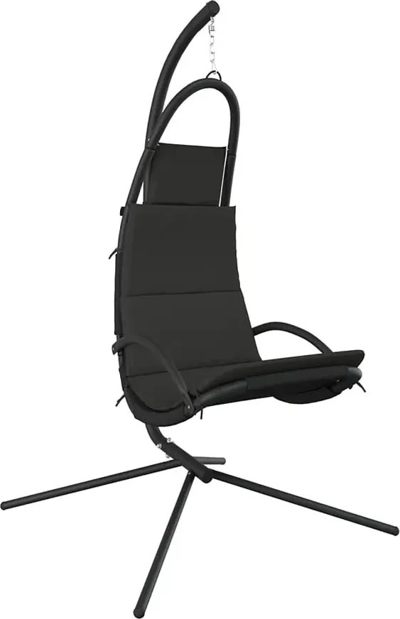 Ciemnoszary fotel podwieszany do ogrodu Z1-F04