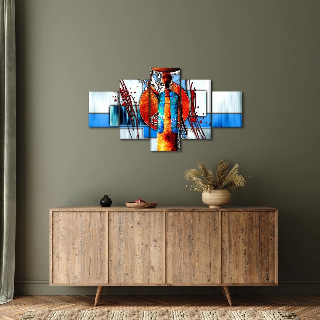 Obraz przedstawiający starożytną osobę (125x70 cm)