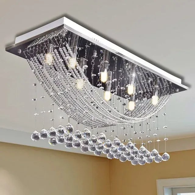 Kryształowa lampa sufitowa w stylu glamour - 3X E995 Z9-H60