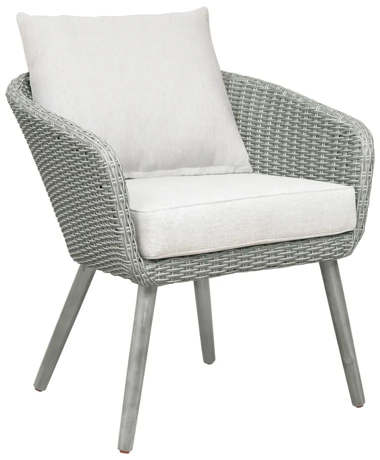 Jasnoszary zestaw mebli ogrodowych Bistro – Unique Furniture