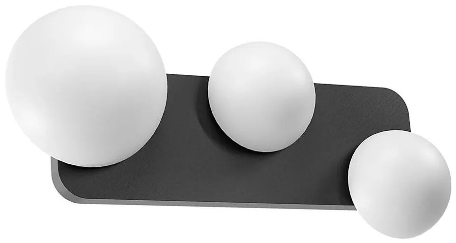 Redo 01-4330 - Kinkiet LED LUMIEN 3xLED/18W/230V 2700/3000K czarny