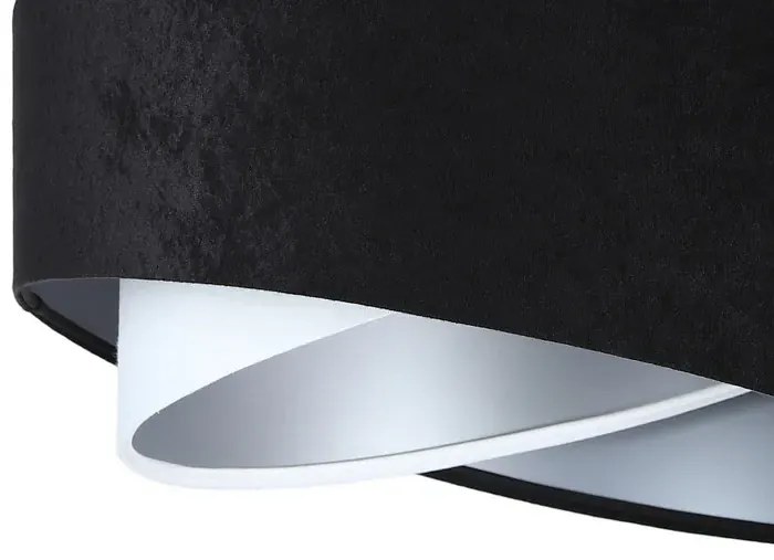 Czarno-biała designerska lampa wisząca - EX980 R0-W17