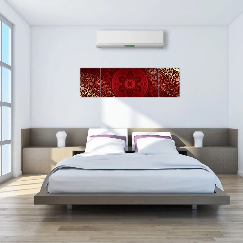 Obraz - Złote mandale (170x50 cm)